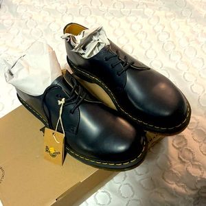 Black leather Dr. Marten oxfords. Men’s 12. Never worn.